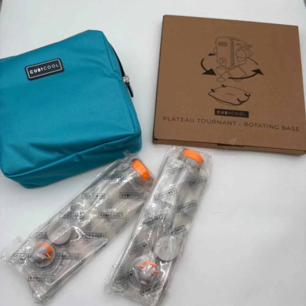 CubiCool Portable Insulated Beverage Dispenser Turquoise 5L Wine Cocktail Cooler